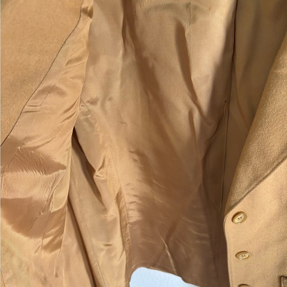 Pendleton 100% Virgin Wool Camel Blazer Jacket Women’s Vintage USA Made size M - Picture 5 of 10